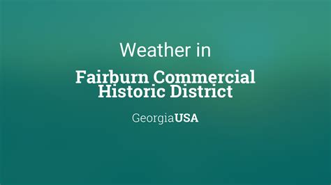 Weather in fairburn ga. Things To Know About Weather in fairburn ga. 